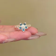 For Women Irregular Open Rings Made Of Alloy With Electroplated Gold Finish, 0.03µm Thickness Featuring Enamel Craftsmanship 5