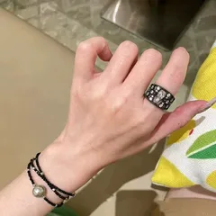 For Women Irregular Wide Band Alloy Ring Featuring Waterproof Non Tarnish Craftsmanship 2