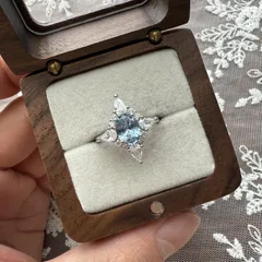 Women’s Open Star Ring In Electroplated Copper With Zircon Inlay, Perfect For Summer