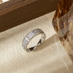 Women’s Spiral Stripe Open Rings In Electroplated Copper With Zircon Inlay, Perfect For Daily Wear 3