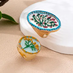 Women’s Zinc Alloy Flowers Ring For Everyday Wear Featuring Water Plating And Waterproof Non Tarnish Craftsmanship 4