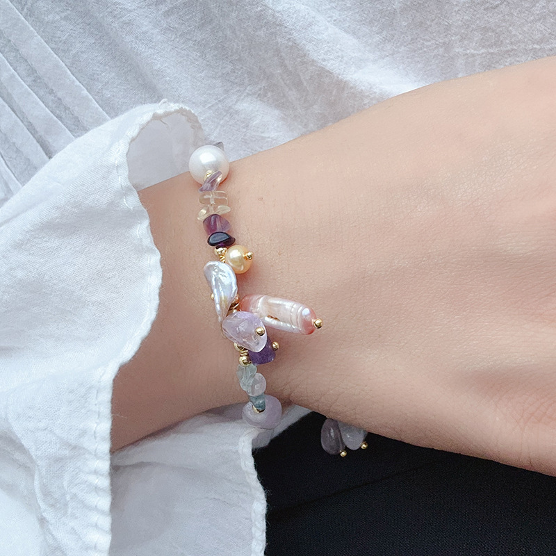 Pearl Beading Bracelet For Women In Sweet Style, Perfect For Business Occasions 2
