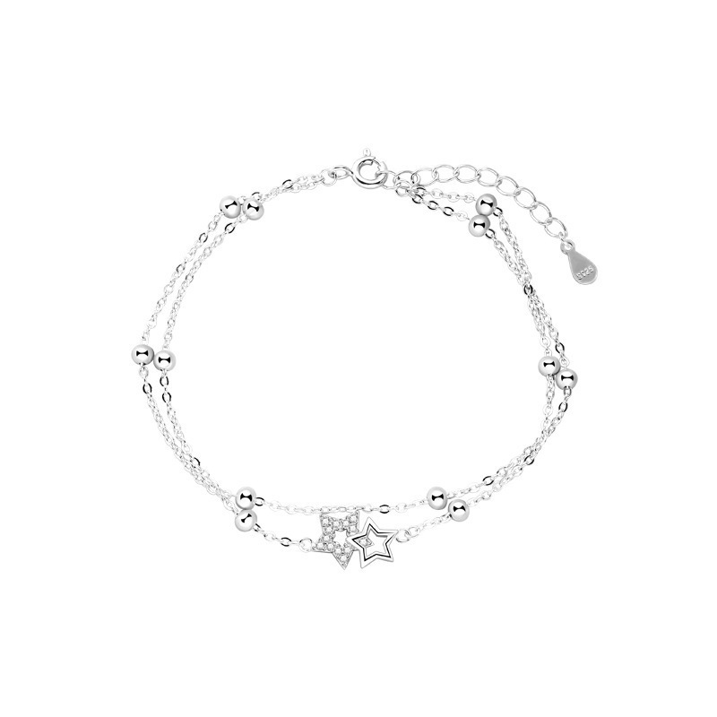 Pentagram Beading Bracelet For Women In Electroplated Copper Featuring Elegant Design 5