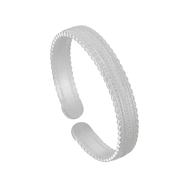 Retro Electroplated Copper Wristband For Women In Gold, Perfect For Festival Wear 5