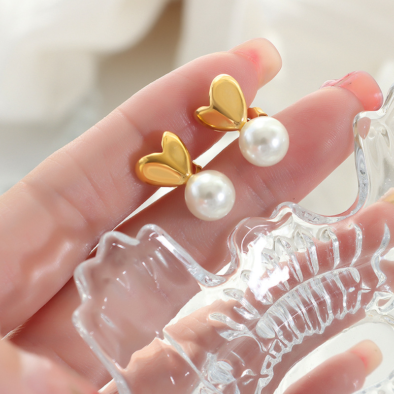 Waterproof Non Tarnish Printing Earrings For Women With 0.03µm-0.05µm Real Gold PVD Coated 304 Stainless Steel 3