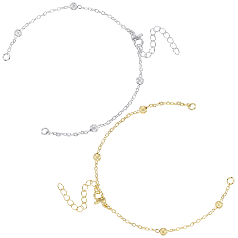 Round Electroplated Copper Bracelet For Women With 18K Real Gold Plated Water Plating And Cable Chain