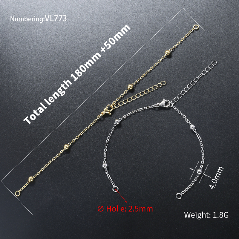 Round Electroplated Copper Bracelet For Women With 18K Real Gold Plated Water Plating And Cable Chain 2