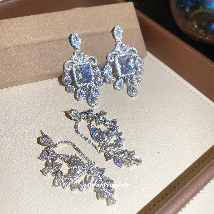 Silver Bird Earrings For Women Featuring Copper With Zircon Inlay And 304 Stainless Steel Ear Pins 2