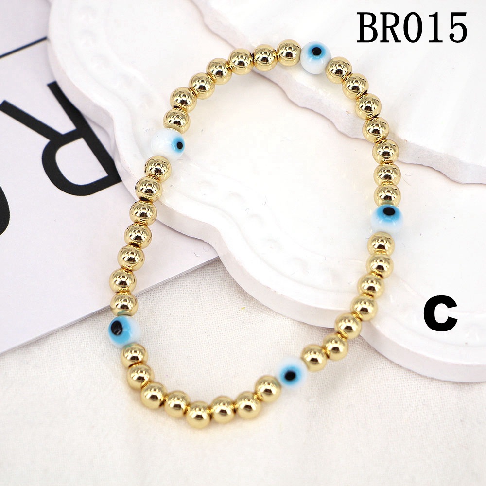 Geometric Copper Bracelet For Women With Electroplated Design Featuring Artificial Gemstones, Perfect For Anniversary 4