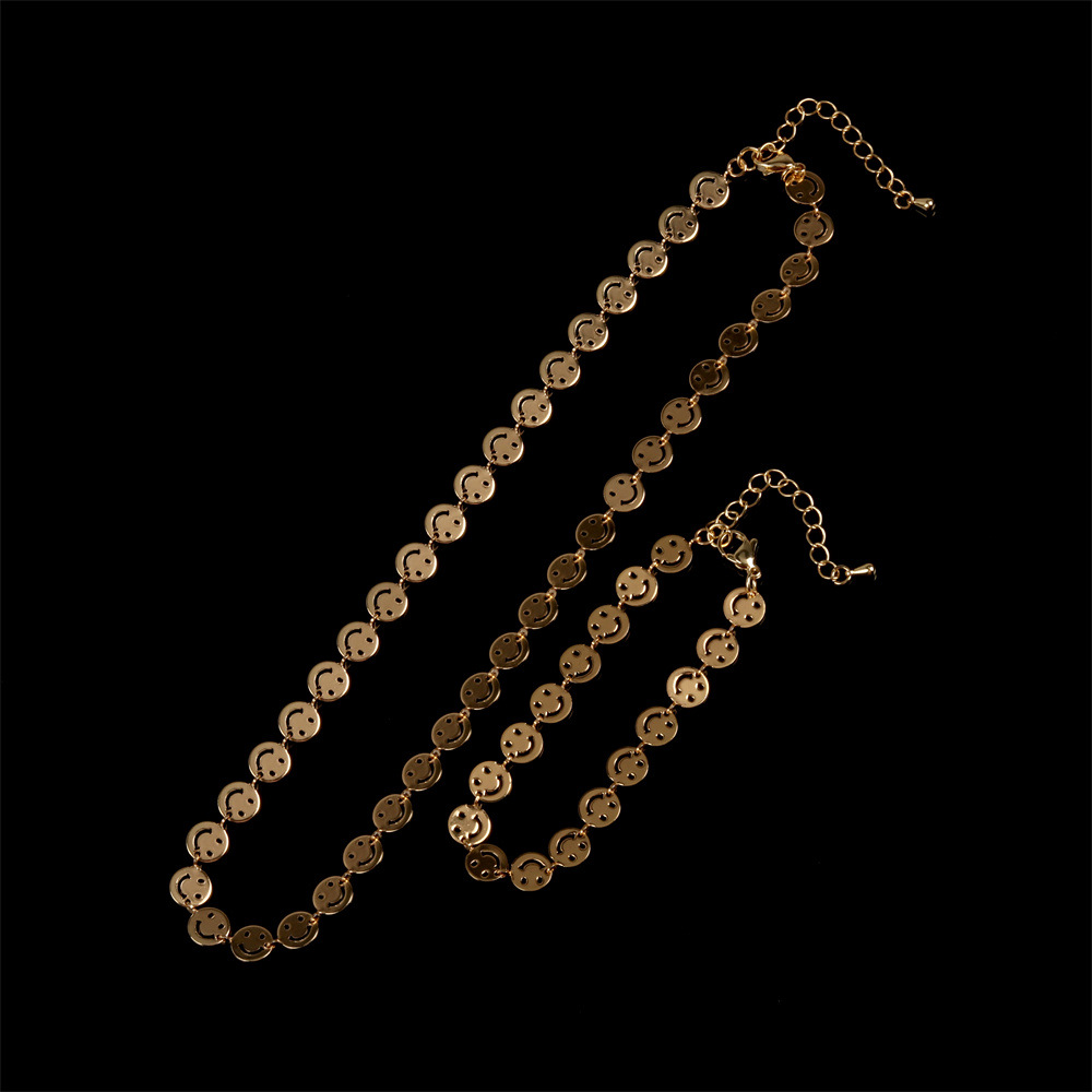 Geometric Copper Jewelry Set For Women Featuring Electroplated Design In White, Perfect For Wedding Occasions 2