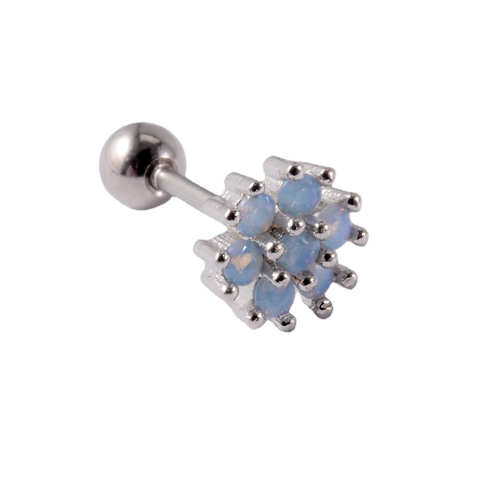 Simple Style Moon Butterfly Earrings For Women With 304 Stainless Steel Studs And Artificial Diamond Inlay 4