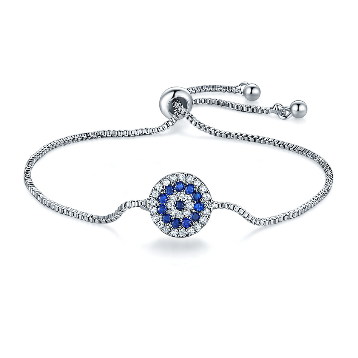 Electroplated Circle Bracelet For Women In Eco-friendly Copper With Artificial Gemstones, Featuring Kashi Jewelry Style