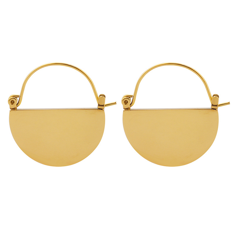 Xiaoxiang Bag Earrings For Women Featuring Electroplated Design With 304 Stainless Steel Posts And 18K Gold PVD Vacuum Plating 4