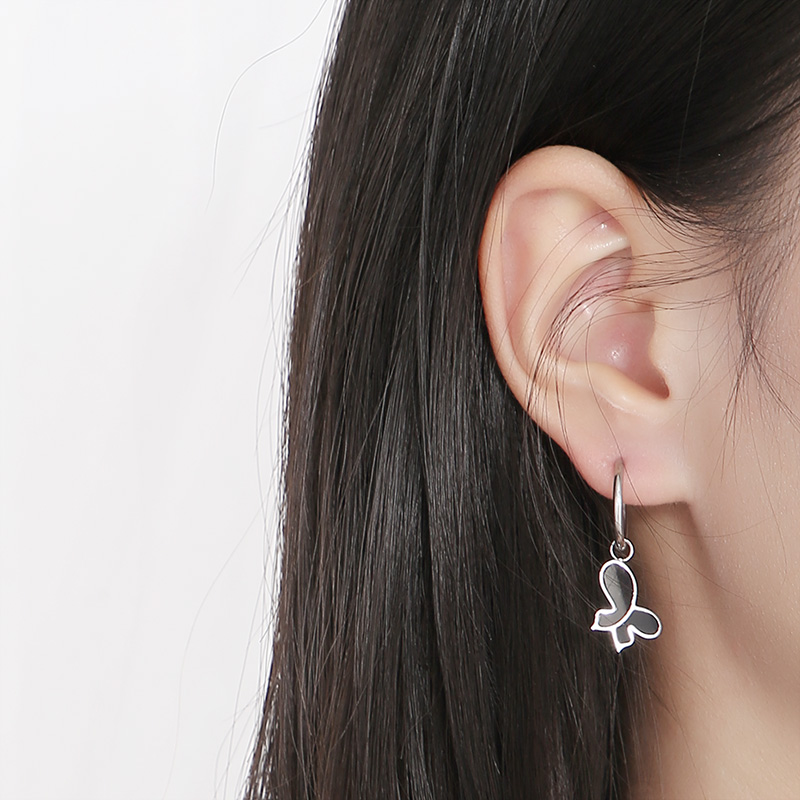 Electroplated Animal Drop Earrings For Women In 18K Gold Plated 304 Stainless Steel With Acrylic Inlay And PVD Coating 4