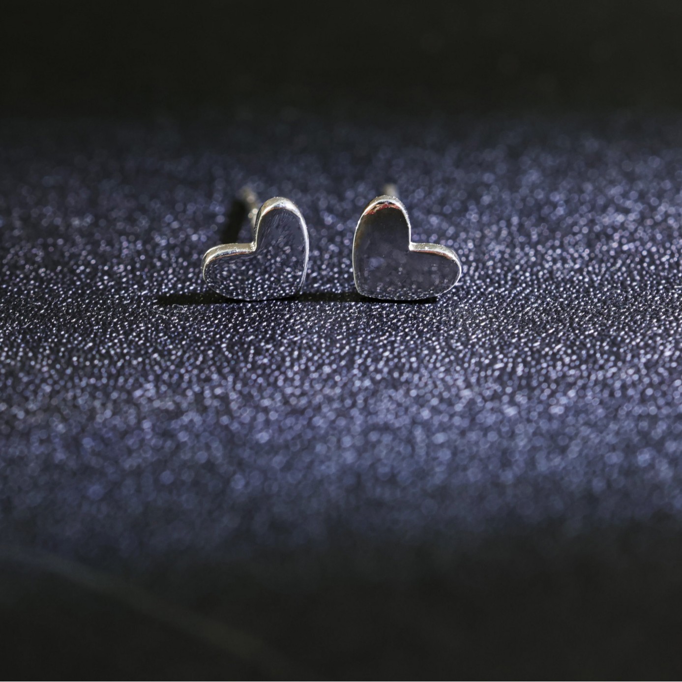 Sweet Butterfly Stud Earrings For Women In Copper With Silver Electroplated Finish 2
