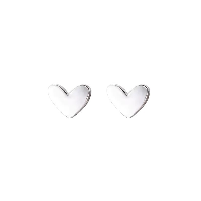 Sweet Butterfly Stud Earrings For Women In Copper With Silver Electroplated Finish 5