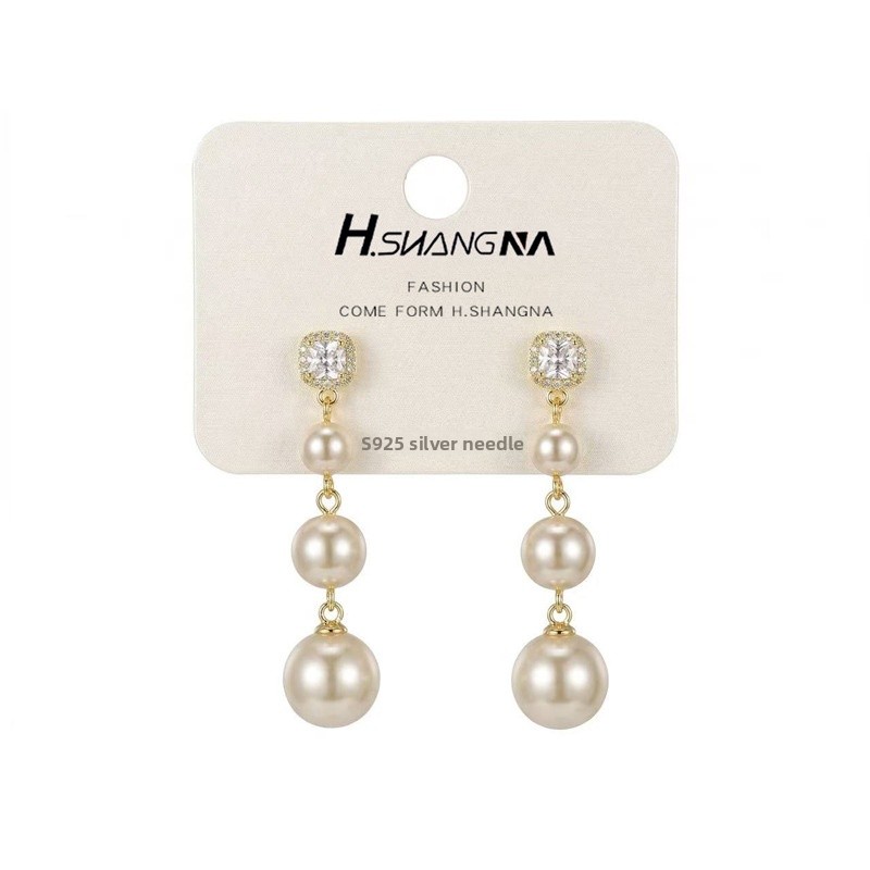Tassel Earrings For Women Featuring 14K Real Gold Plated Copper With Zircon Inlay, Elegant Gold Jewelry 5