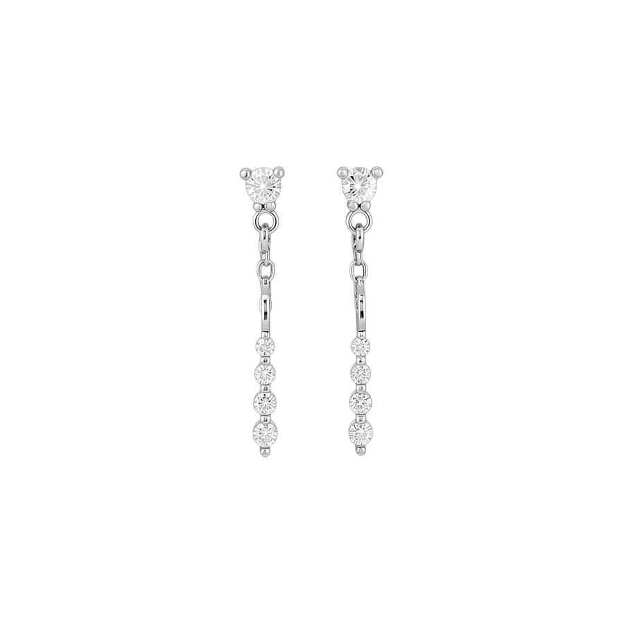 Tassel Stud Earrings For Women With Copper Craft And Zircon Inlay, Featuring 304 Stainless Steel Posts 5