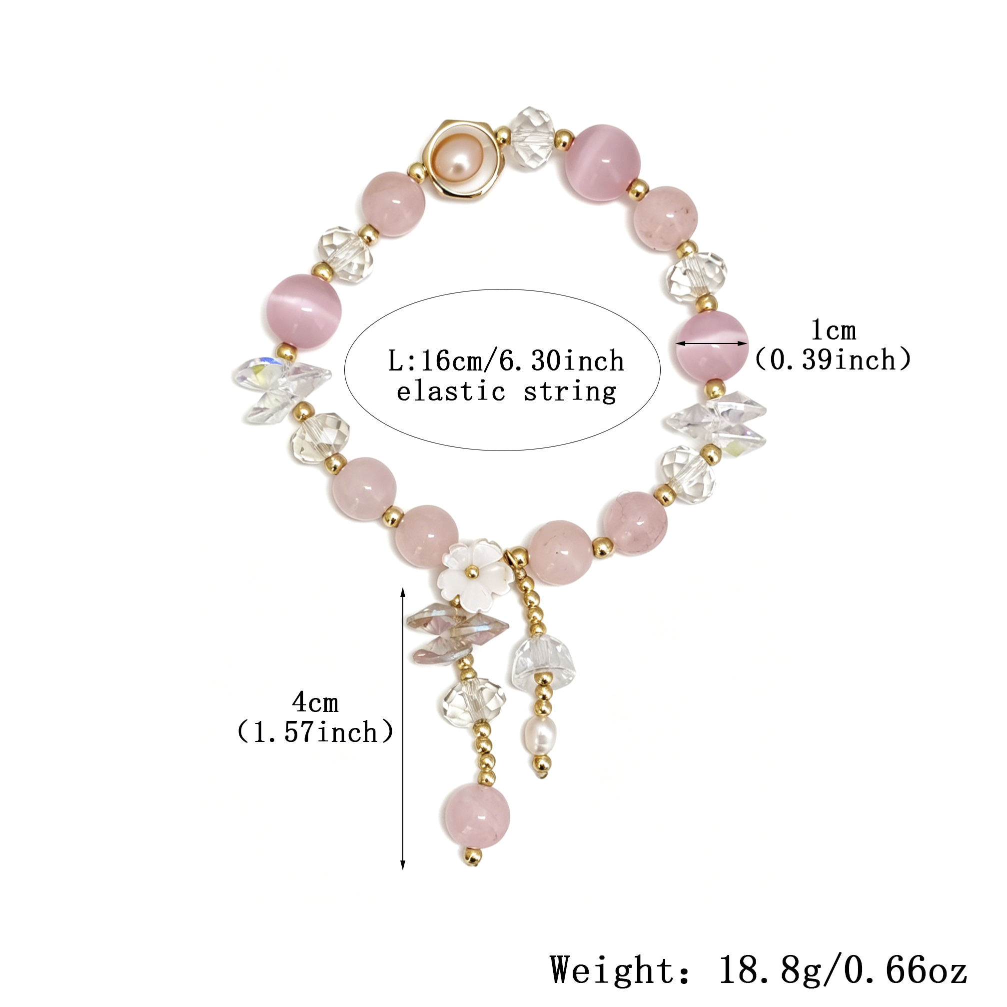 Three-dimensional Geometric Bracelets For Women, Copper Material With Golden Electroplated Finish And Artificial Crystal Inlay 3