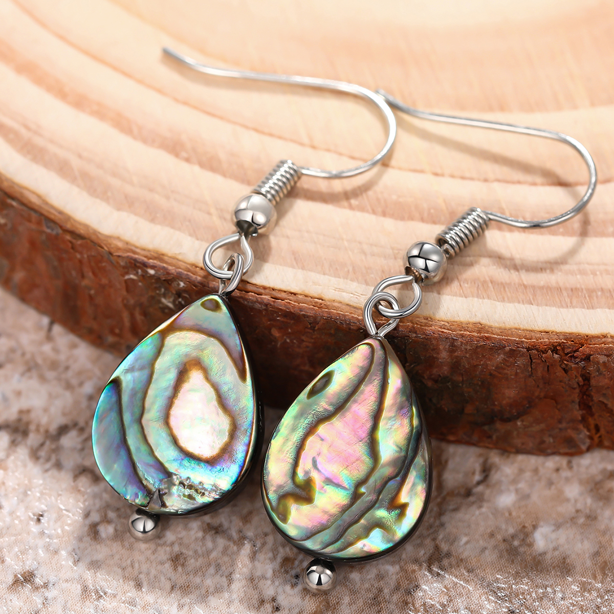 Three-dimensional Geometric Copper Earrings With White K Plated Water Plating And 0.03µm Thick Coating, Drop Earrings 6