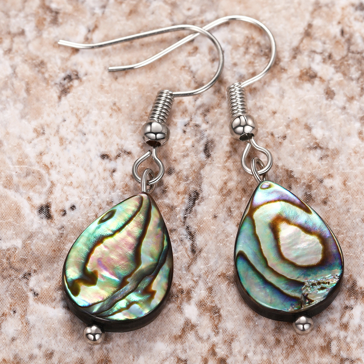 Three-dimensional Geometric Copper Earrings With White K Plated Water Plating And 0.03µm Thick Coating, Drop Earrings 8