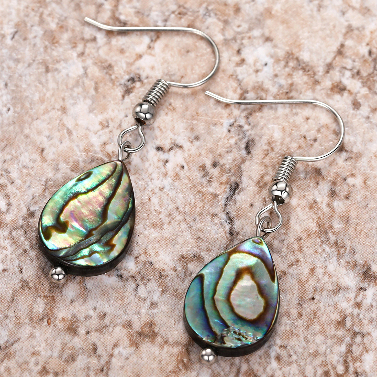 Three-dimensional Geometric Copper Earrings With White K Plated Water Plating And 0.03µm Thick Coating, Drop Earrings 9