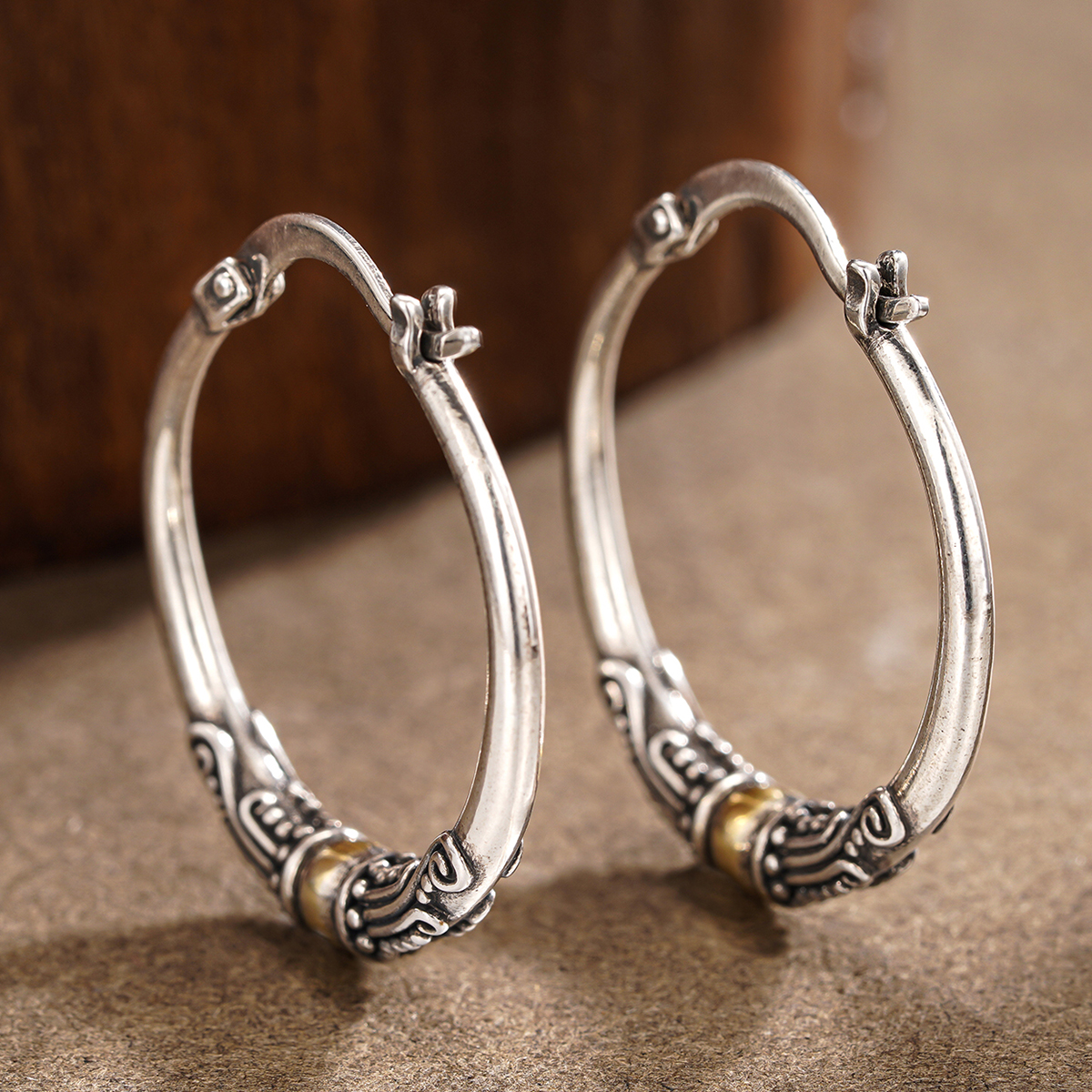 Three-dimensional Geometric Copper Earrings With KC Golden Water Plating And 0.03µm Thickness, Drop Earrings 2