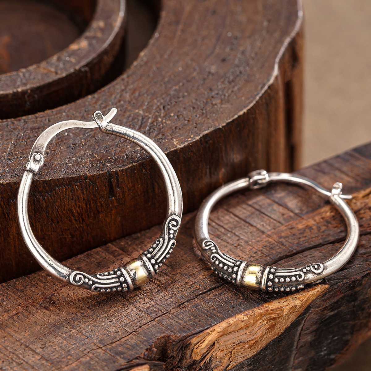 Three-dimensional Geometric Copper Earrings With KC Golden Water Plating And 0.03µm Thickness, Drop Earrings 6