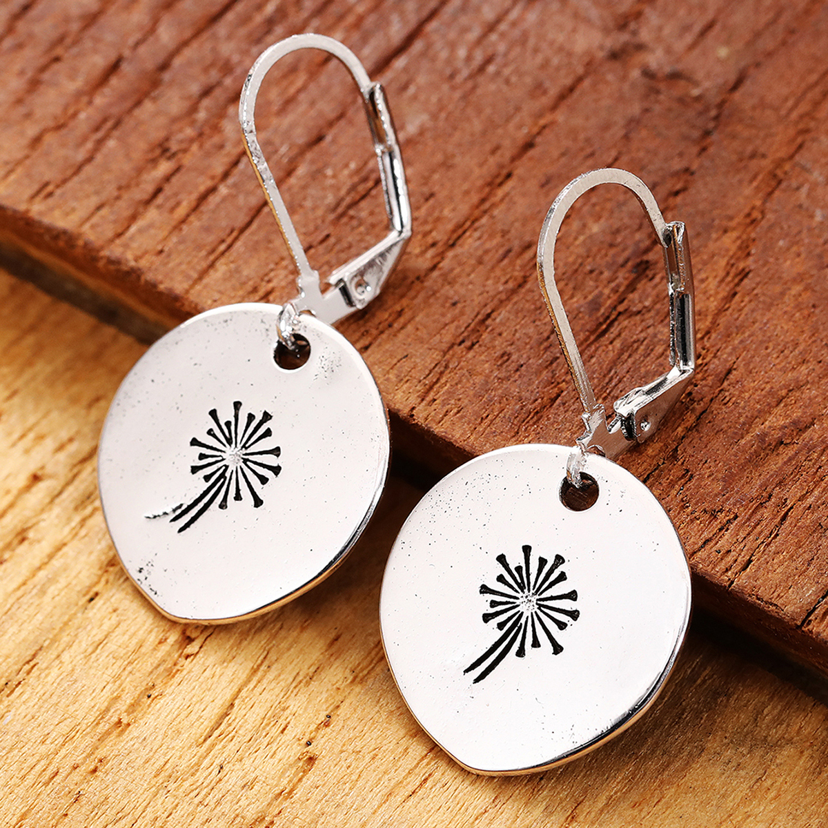 Three-dimensional Geometric Copper Earrings With White K Water Plating And 0.03µm Thick Coating, Drop Earrings 2