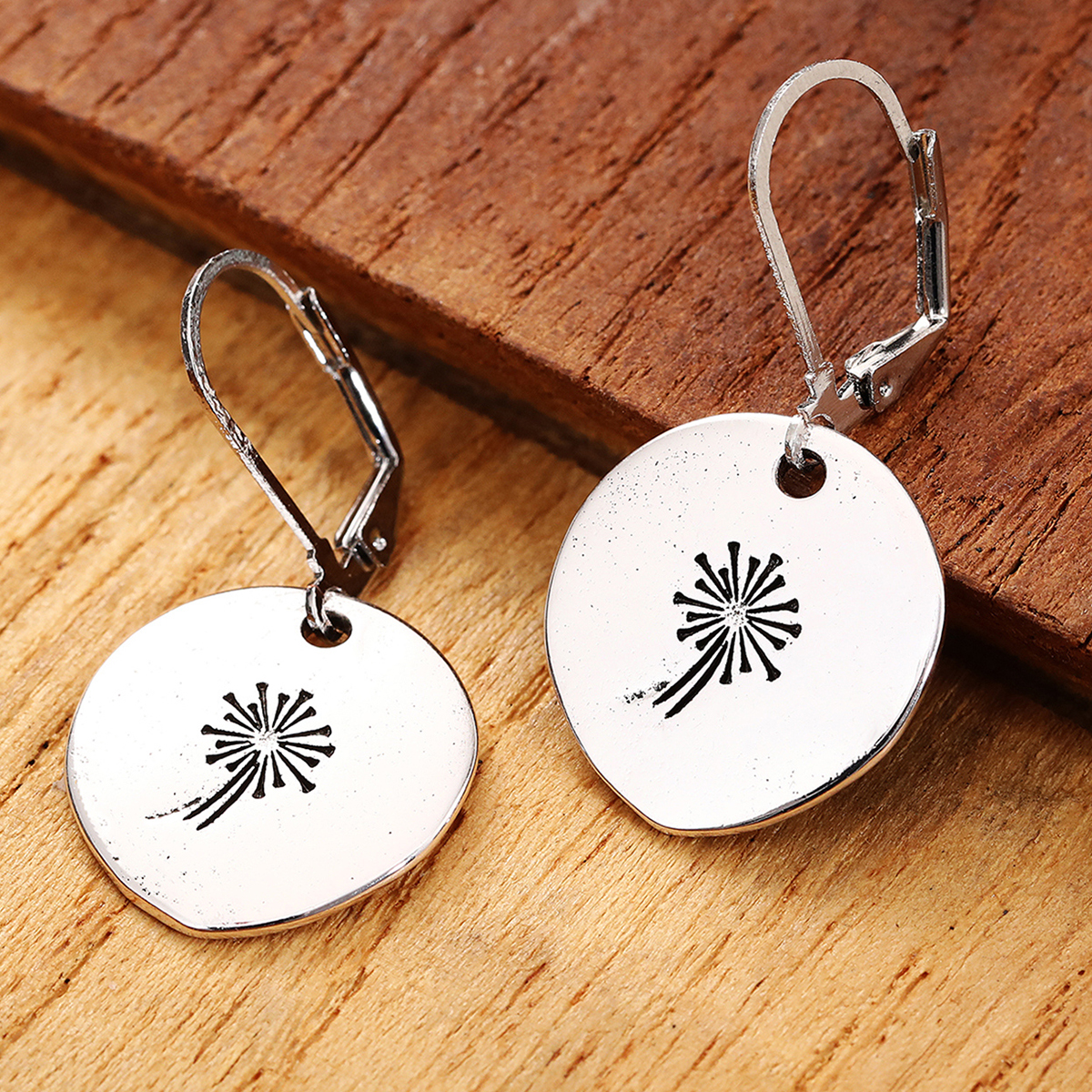 Three-dimensional Geometric Copper Earrings With White K Water Plating And 0.03µm Thick Coating, Drop Earrings 3