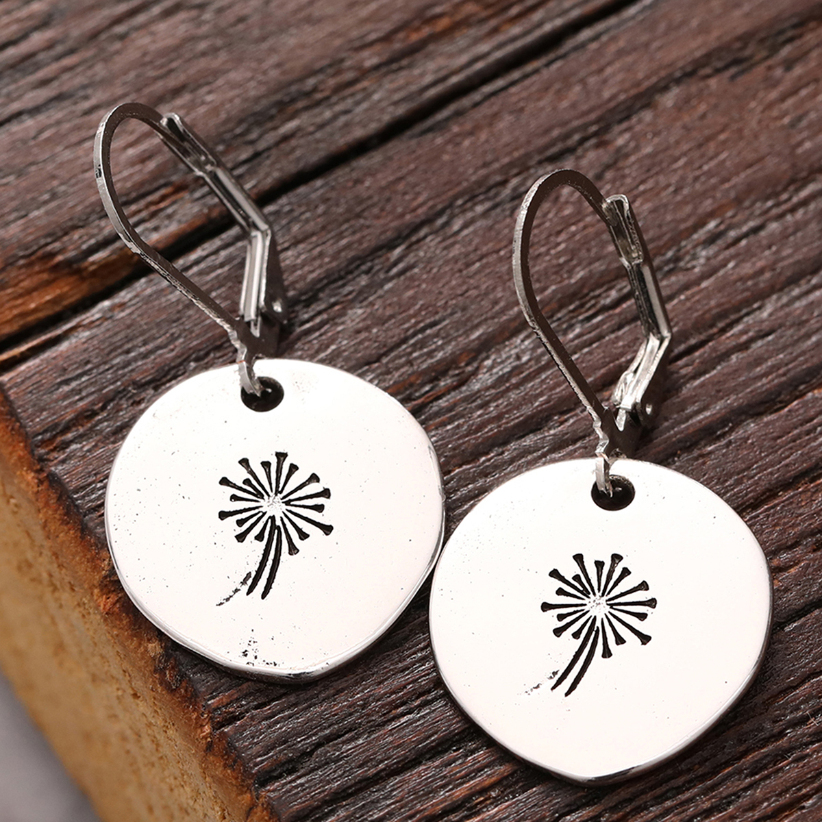 Three-dimensional Geometric Copper Earrings With White K Water Plating And 0.03µm Thick Coating, Drop Earrings 5