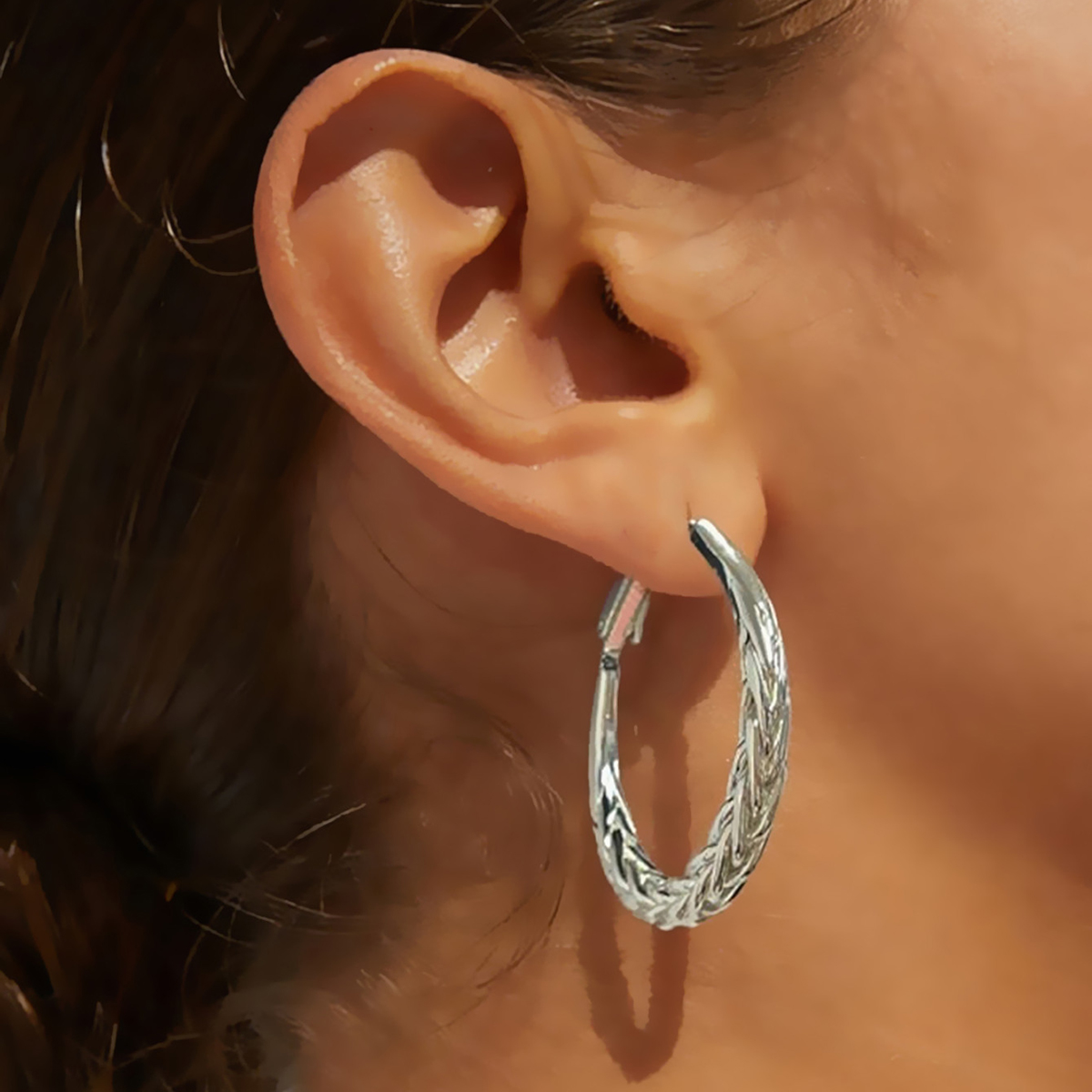Three-dimensional Geometric Earrings In Copper With KC Golden Water Plating And 0.03µm Thick Coating 6