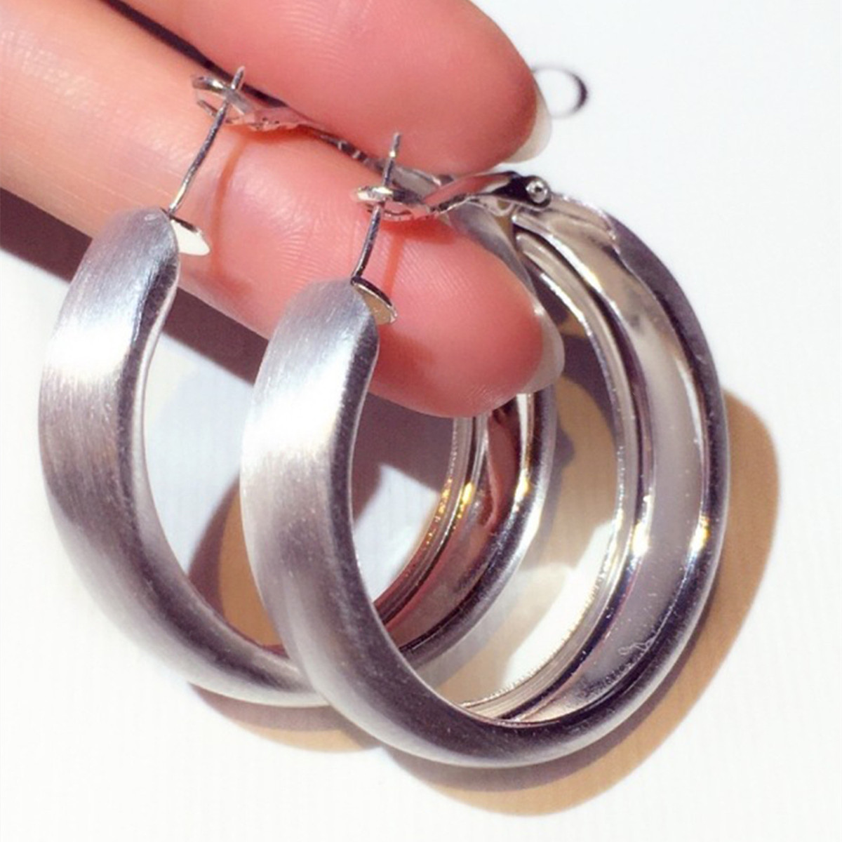 Three-dimensional Geometric Earrings In Copper With KC Golden Water Plating Featuring 0.03µm Plating Thickness 5