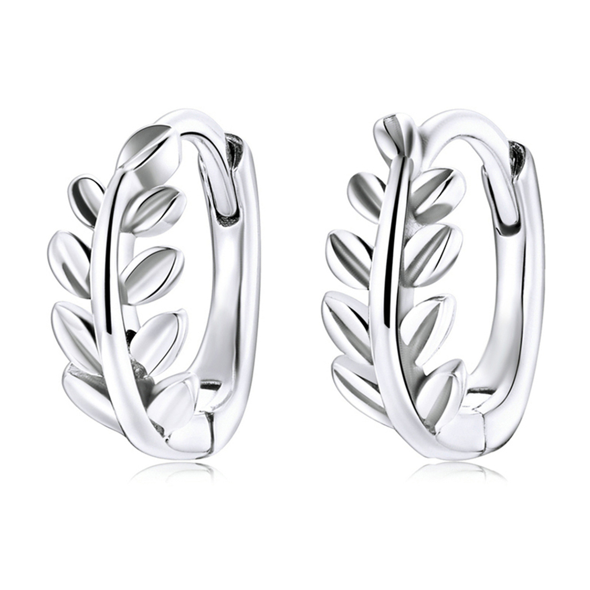 Three-dimensional Geometric Earrings For Women In Copper With White K Water Plating And 0.03µm Thickness