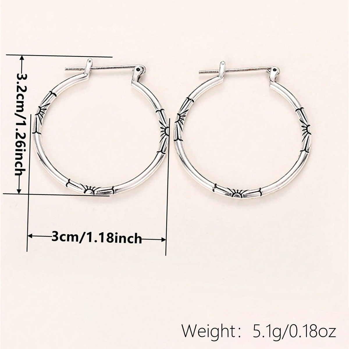 Three-dimensional Geometric Earrings For Women In Copper With KC Golden Water Plating And 0.03µm Thickness 10