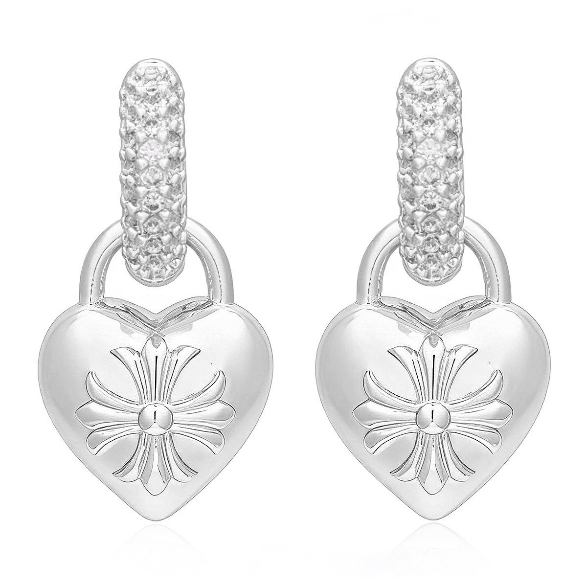 Three-dimensional Geometric Earrings For Women In Copper With Golden Plated Electroplated Finish And 0.01µm Coating Thickness 8