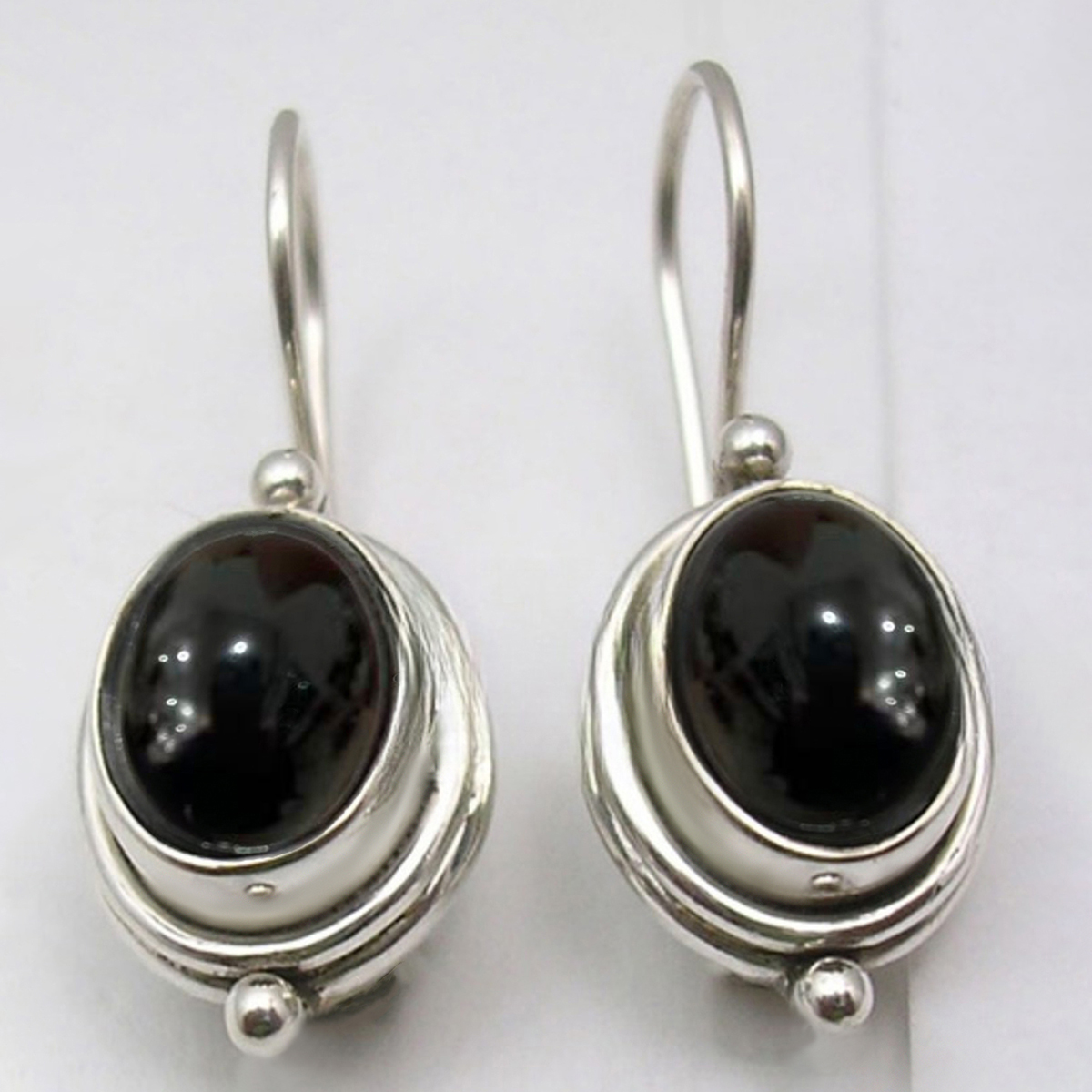 Three-dimensional Geometric Drop Earrings In Copper With White K Plated Water Plating And 0.03µm Thickness