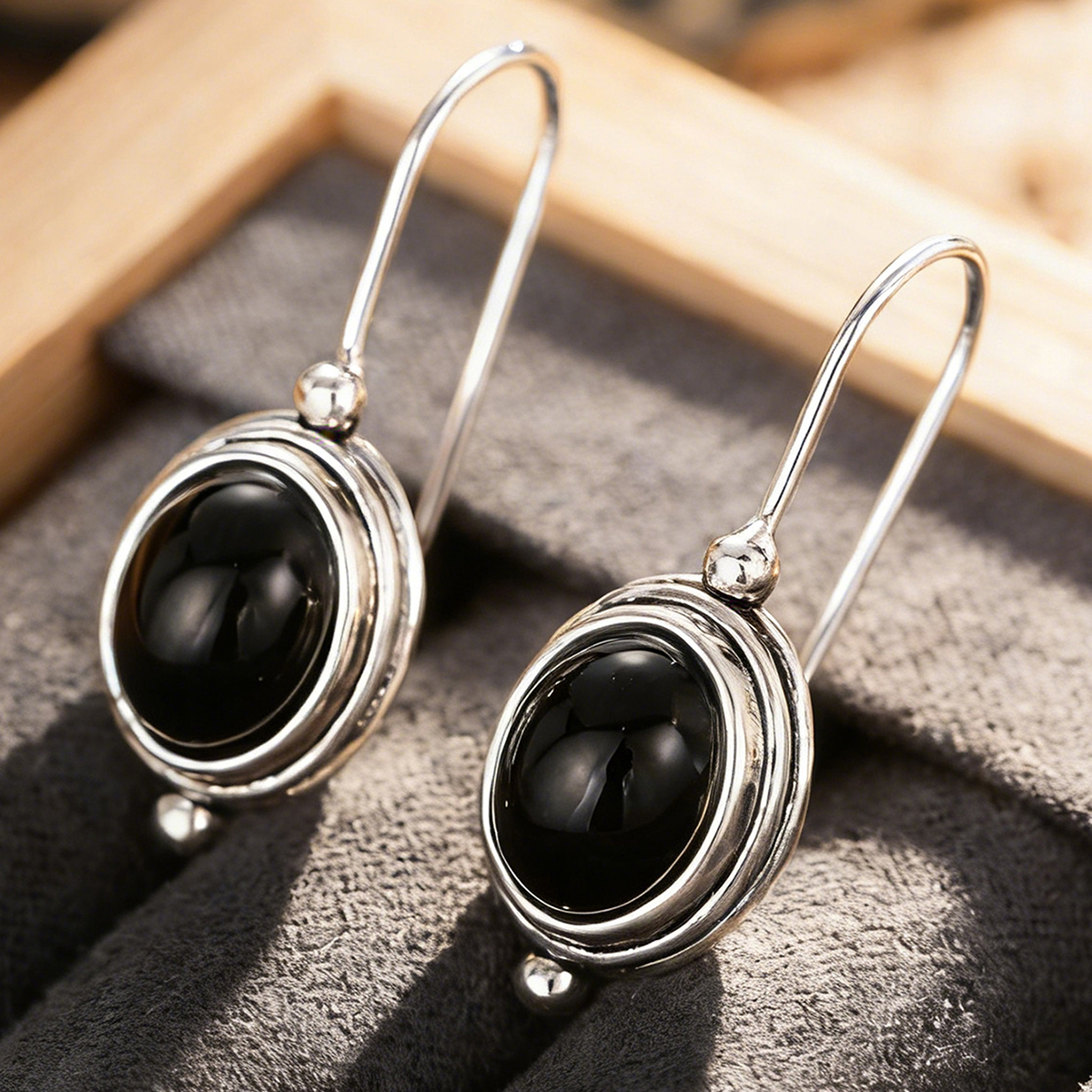 Three-dimensional Geometric Drop Earrings In Copper With White K Plated Water Plating And 0.03µm Thickness 2