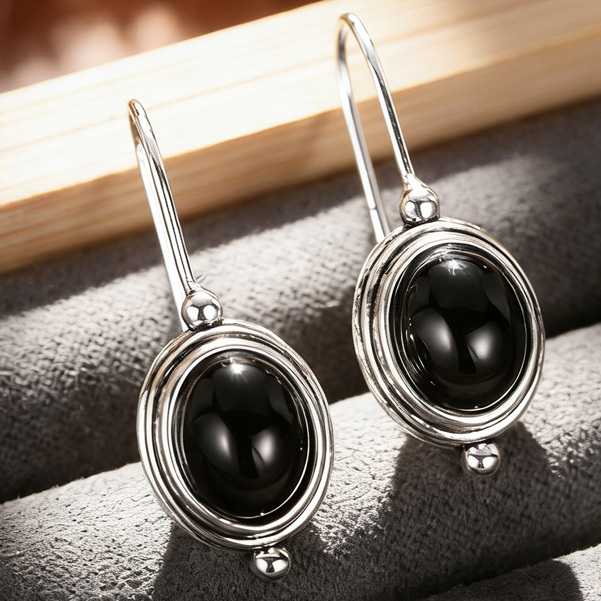 Three-dimensional Geometric Drop Earrings In Copper With White K Plated Water Plating And 0.03µm Thickness 5