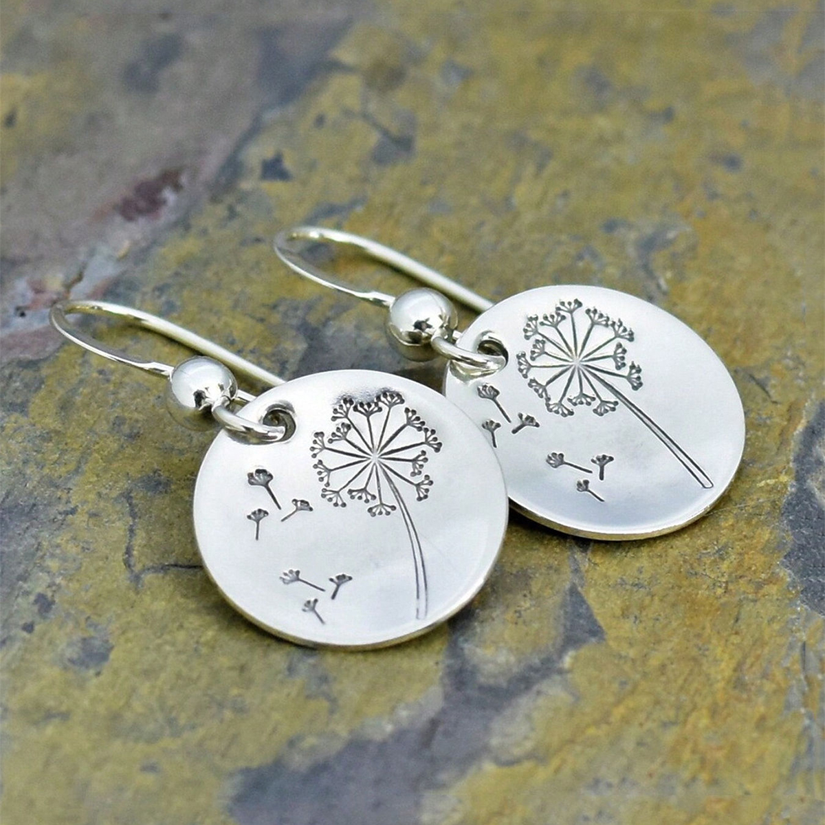 Three-dimensional Geometric Drop Earrings For Women In Copper With White K Plated Water Plating And 0.03µm Thickness 3
