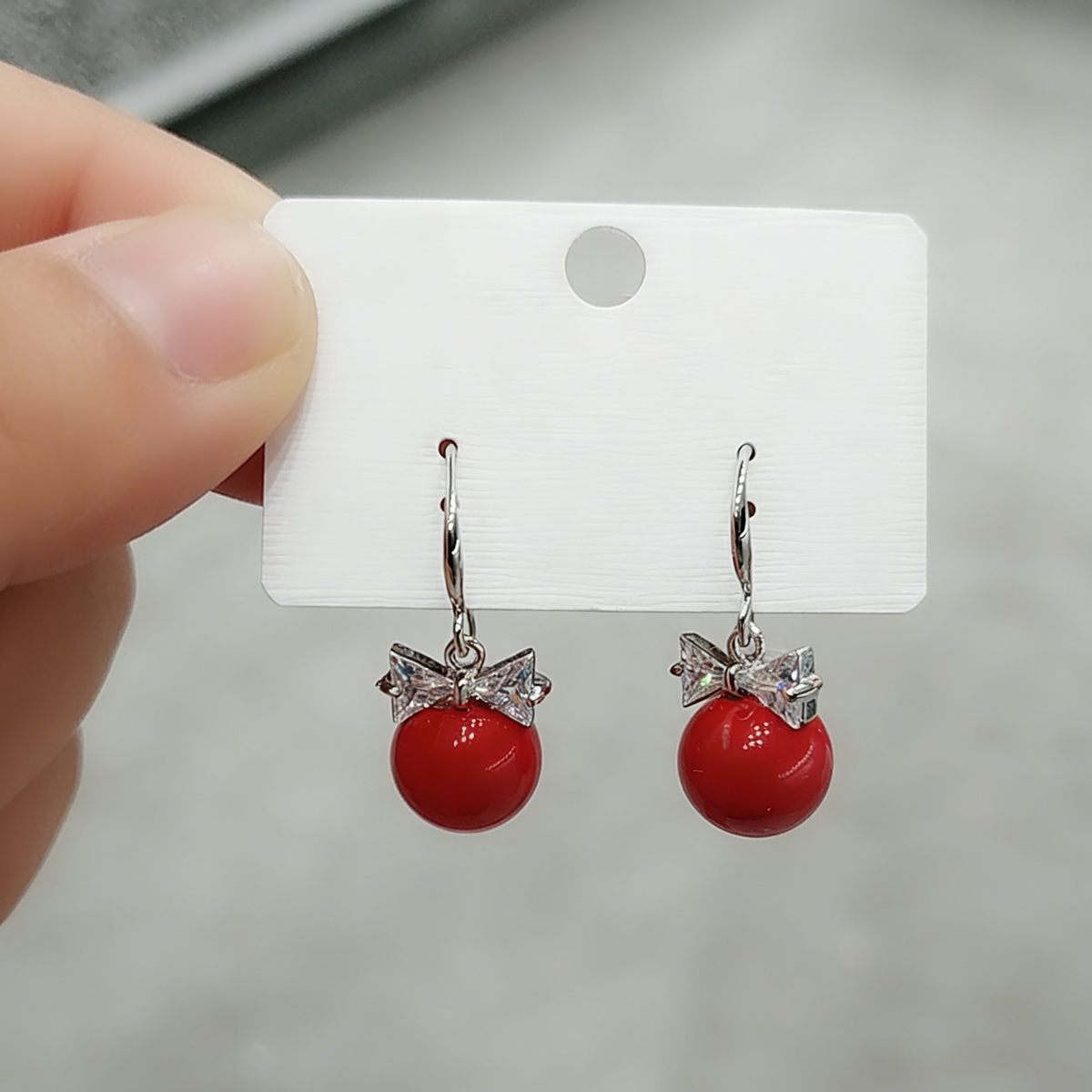 Three-dimensional Geometric Ear Hook Earrings For Women, Copper Material With Golden Plated Electroplated Finish And Zircon Inlay 7