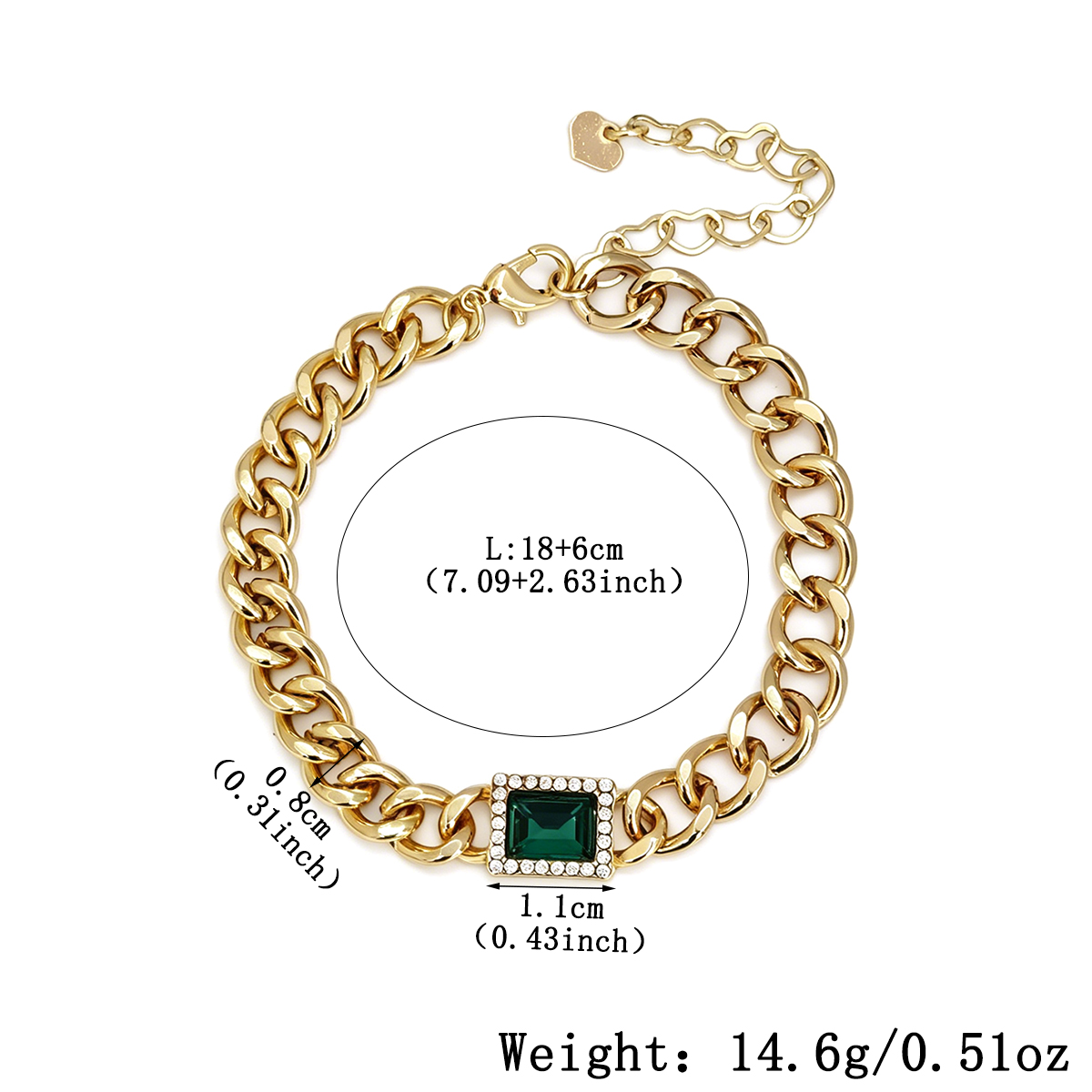 Three-dimensional Geometric Bracelets For Women In Golden Plated Copper With Zircon Inlay, Electroplated Finish 2