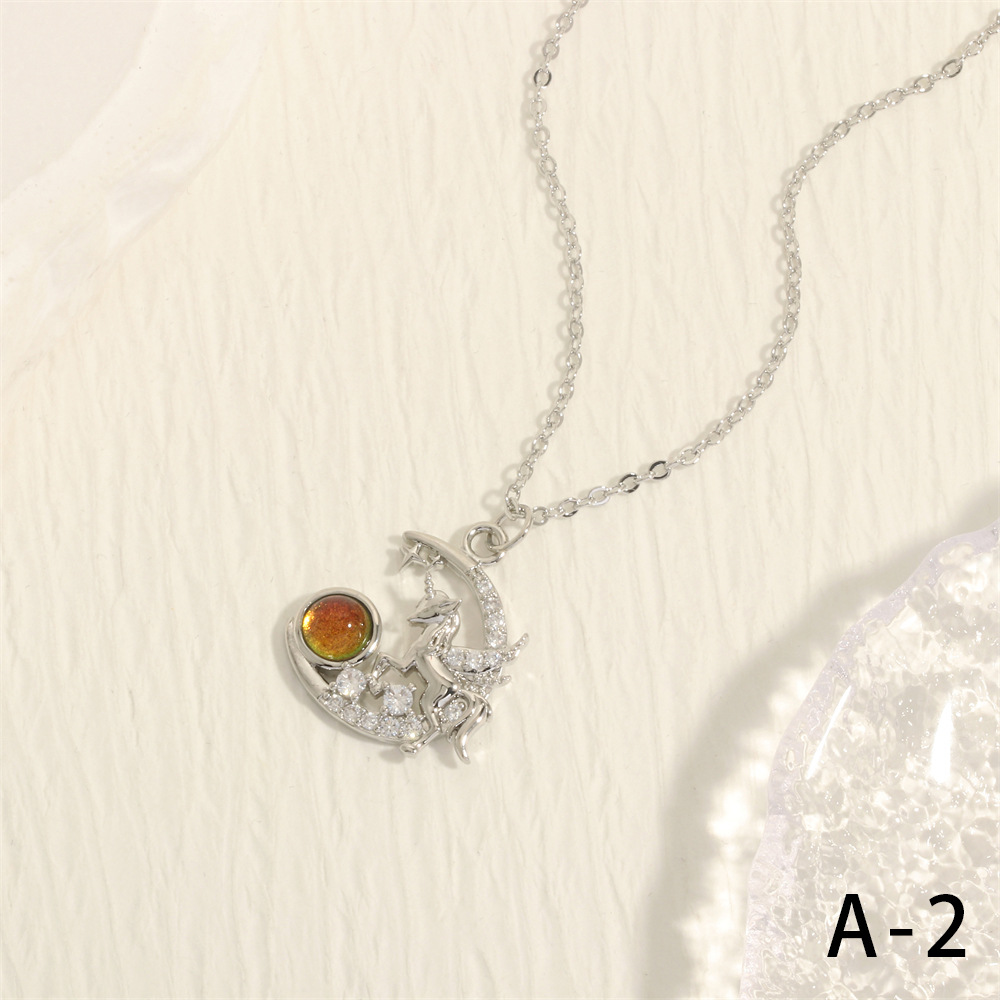Necklace For Women Featuring Inlaid Zircon, Electroplated Copper With 16K Real Gold Plated Finish And Cable Chain 6