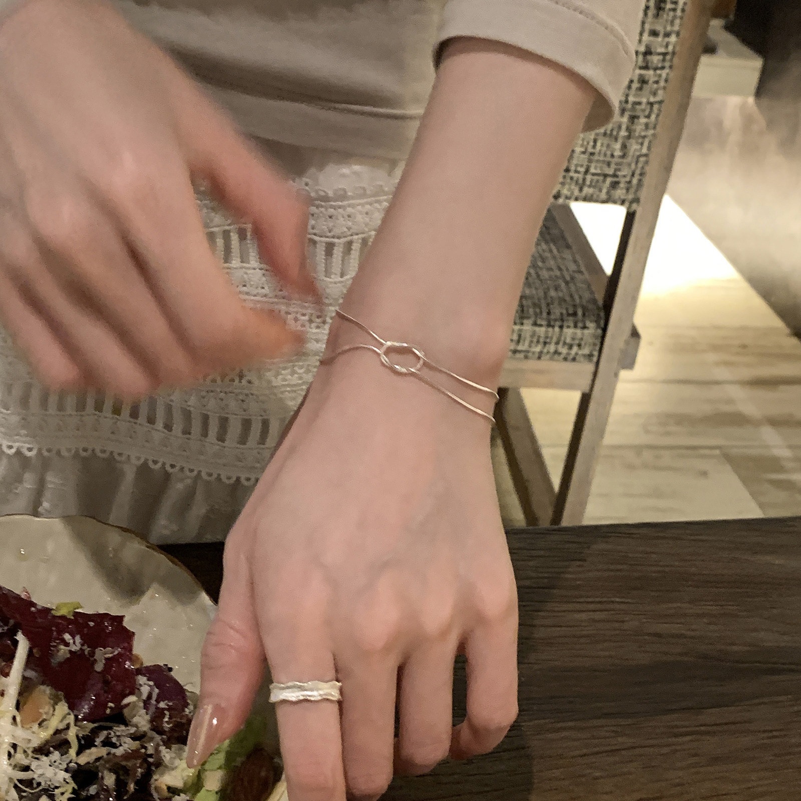 Unisex Snake Chain Bracelet In Copper With Electroplated Gold Plating Process 4