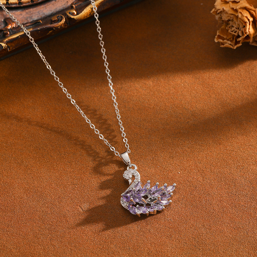 Waterproof Non Tarnish Animal Necklace For Women, 18K Real Gold Plated Copper With Zircon Inlay And PVD Coated Cable Chain 4