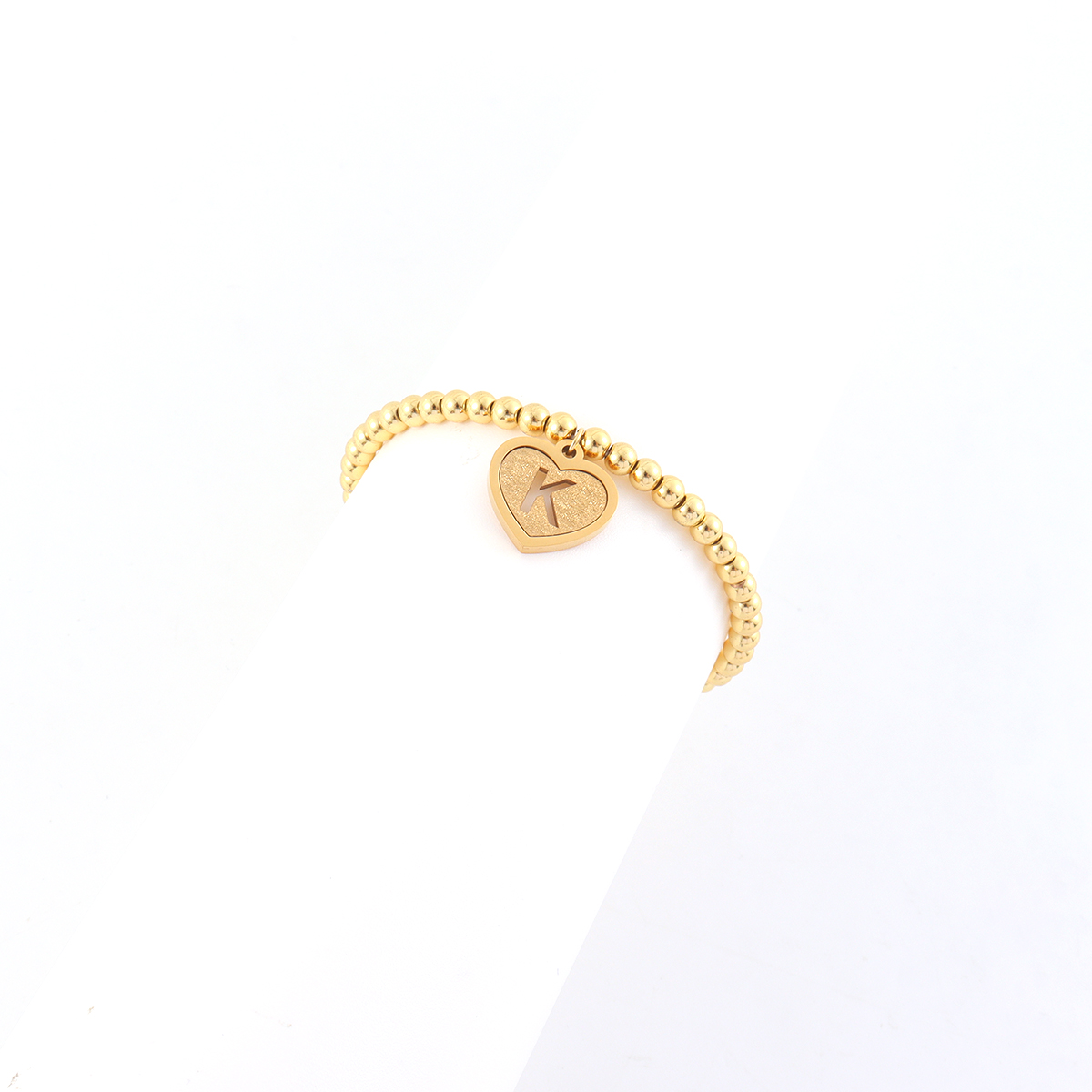 Waterproof Non Tarnish Copper Bracelets For Women With 18K Real Gold Plated Electroplated Beaded Chain 4
