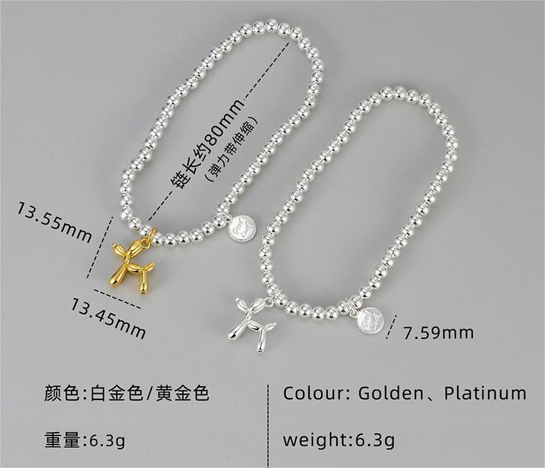 Waterproof Non Tarnish Horse Bracelet For Women With 18K Real Gold Plated Copper And PVD Coated Slider Chain 2