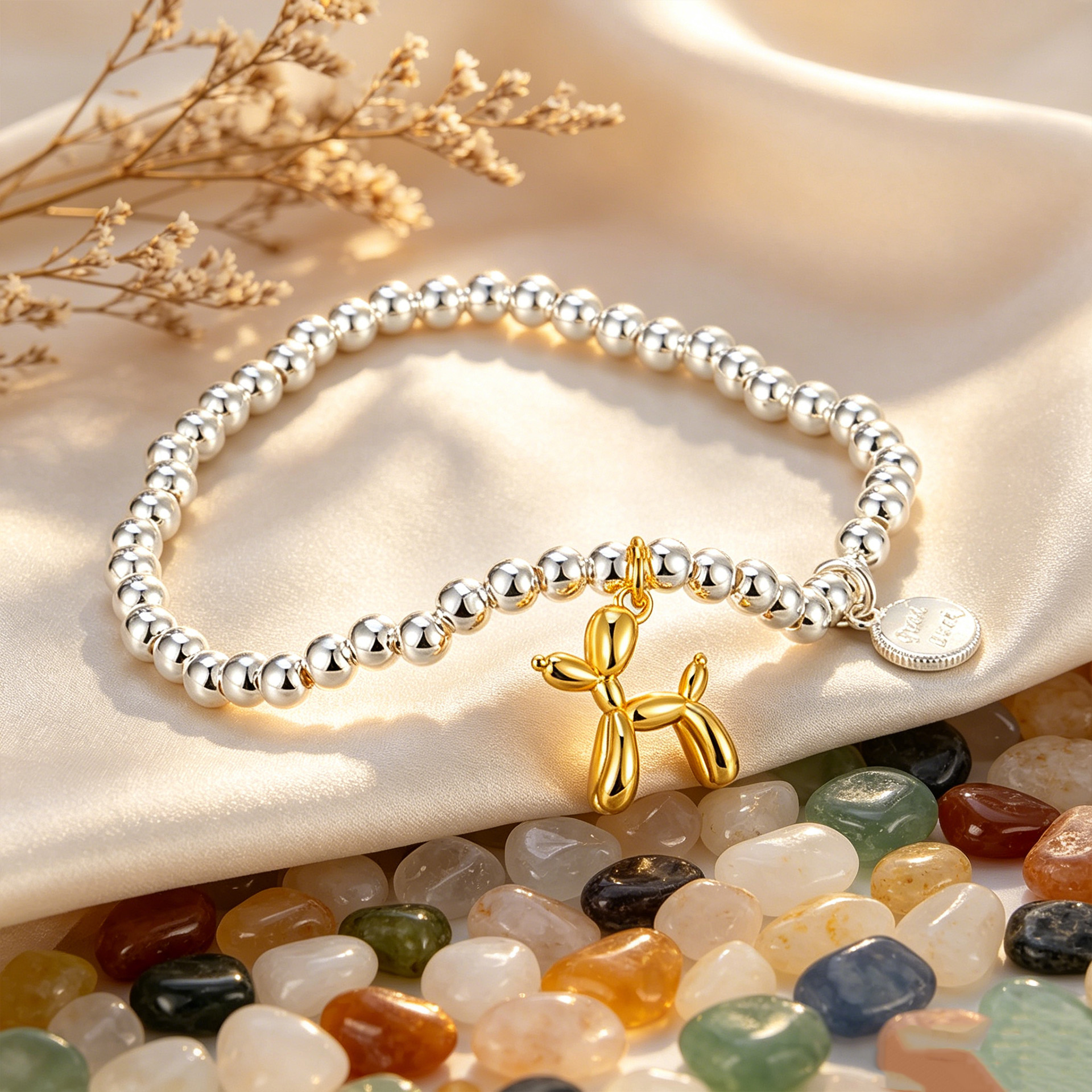 Waterproof Non Tarnish Horse Bracelet For Women With 18K Real Gold Plated Copper And PVD Coated Slider Chain 4