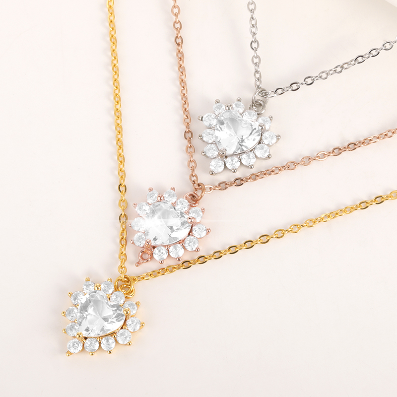 Waterproof Non Tarnish Star Necklace For Women In 18K Real Gold Plated Copper With Zircon Inlay And PVD Coated Cable Chain 5