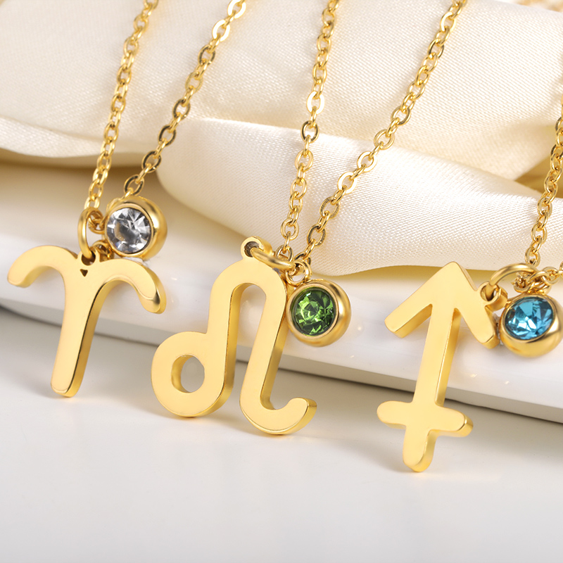 Waterproof Non Tarnish Star Necklace For Women In 18K Real Gold Plated Copper With Zircon Inlay And PVD Coated Cable Chain 8